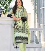 mint full embroidered heavy pakistani suit set