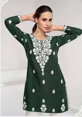 fern embroidery kurta 2