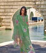 fern full heavy embroidery suit set