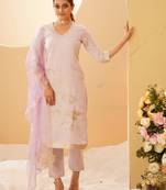 orchid full work suit set