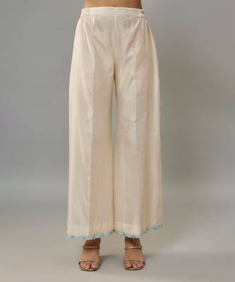 Sora powder pink hand woven chanderi co-ord set with pearl embroidery 5