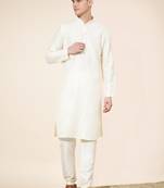 Embroidered kurta pajama for men
