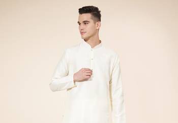 Embroidered kurta pajama for men 2