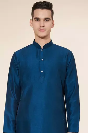Embroidered kurta pajama for men