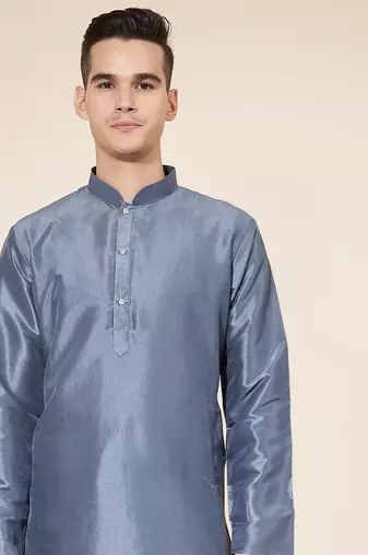 Embroidered kurta pajama for men