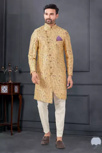 Printed kurta pajama for men