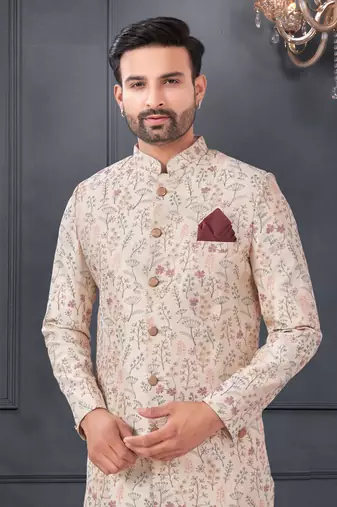 embroidered sherwani for men