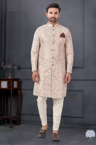 embroidered sherwani for men