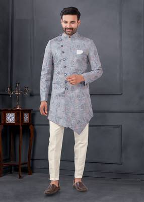 Embroidered kurta pajama for men 1