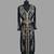 Black color Handmade Moroccan Kaftan with hijjab