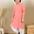 premium cotton pink kurta for boys