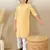 Premium cotton chikankari embroidered yellow kurta set