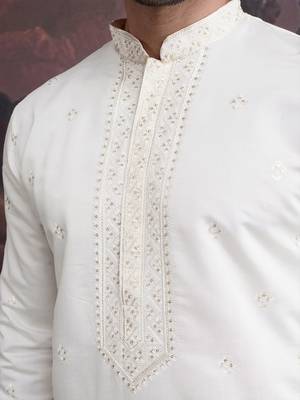 Men's stylish & designer woven kurta 2