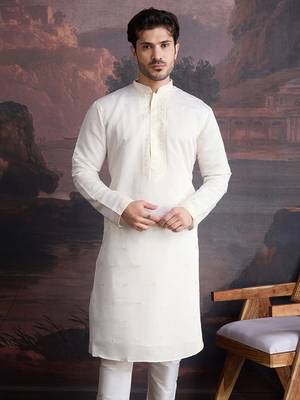 Men's stylish & designer woven kurta 1