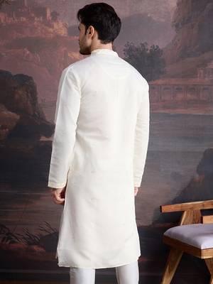 Men's stylish & designer woven kurta 3