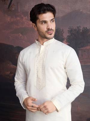 Men's stylish & designer woven kurta 5