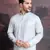 Men's stylish premium grey woven kurta