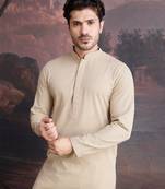 men's cotton chikankari stylish kurta 