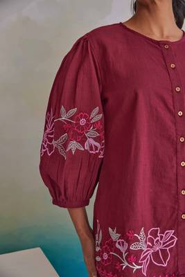cherry embroidery co-ord set 3