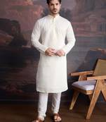 Men's stylish & designer woven kurta set