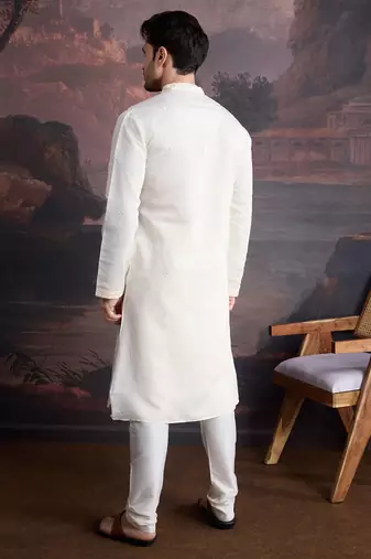 Men's stylish & designer woven kurta set