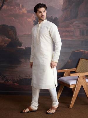 Men's stylish & designer woven kurta set 3