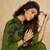 Winny moss green embroidery co-ord set