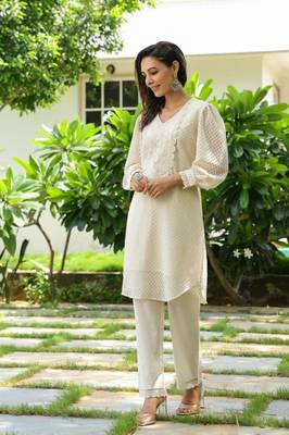 ivory elegant co-ord set 3