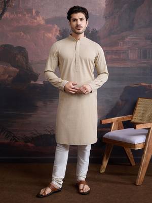 men's cotton chikankari stylish kurta set 4