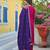 Women pink silk blend solid embroidered straight kurta trousers with dupatta