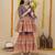 Cutiediva Girls wedding wear angrakha kurta & sharara set ( pack of 3 )