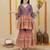 Cutiediva Girls wedding wear angrakha kurta & sharara set ( pack of 3 )
