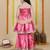 Cutiediva Girls wedding wear anarkali kurta & sharara set ( pack of 3 )