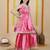 Cutiediva Girls wedding wear anarkali kurta & sharara set ( pack of 3 )