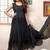 Black Brasso Anarkali Suit