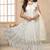 White Brasso Anarkali Suit