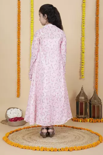 Cutiediva Girls designer skirt and top with shrug set