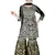 Aura Heavy Embroidery & Stone Hand-work Green Farsi Jacquard Sharara Set