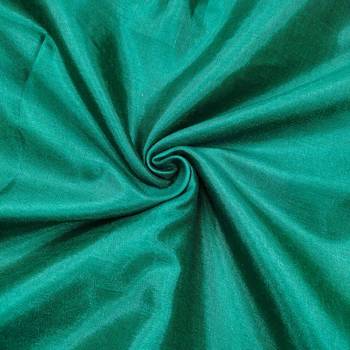 green viscose banarasi handwork unstitched dress material 4