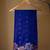 Violet zari work art silk saree
