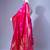 Magenta woven zari saree with gold blouse