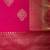 Magenta woven zari saree with gold blouse