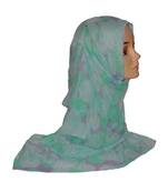 multicolor viscose abstract printed hijab