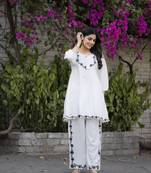 Women Rayon Comfortable and Stylish Kurta & Palazzo Set