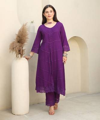 Violet dreams cotton gauze suit set 2
