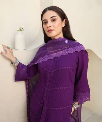 Violet dreams cotton gauze suit set 4