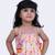 Twisha smart cotton printed breezy beach top & polka printed shorts -white & pink