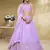 Spectacular Lavender Sequins Embroidered Georgette Bridesmaid Wedding Lehenga Dress