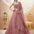  Dusty-Pink Sequins Georgette Indian Party Wear Lehenga Choli