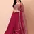  Pink Georgette Ethnic Wear Lehenga With Sequins Choli